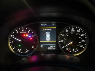 2019 Nissan Sentra SR - Interior Dashboard With Vehicle Running Image